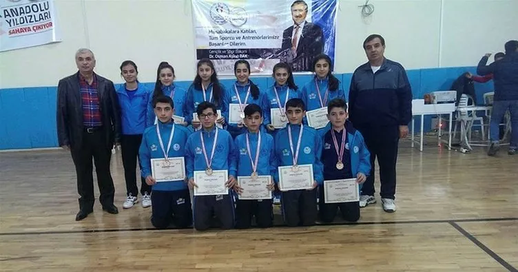 Malatya takımları badmintonda birinci oldu