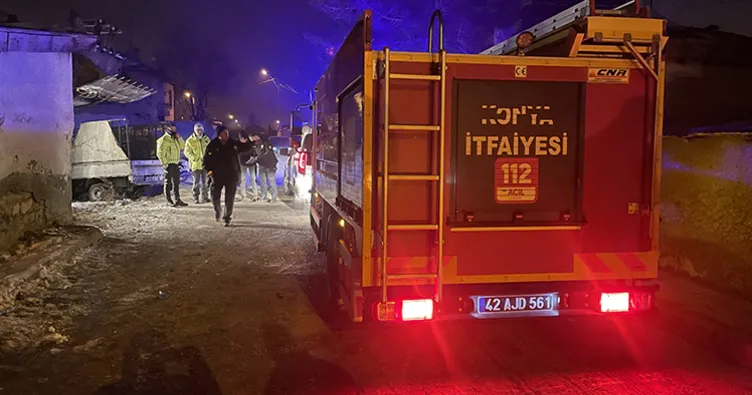 Konya’da ev yangını: 1 ölü, 1 yaralı!