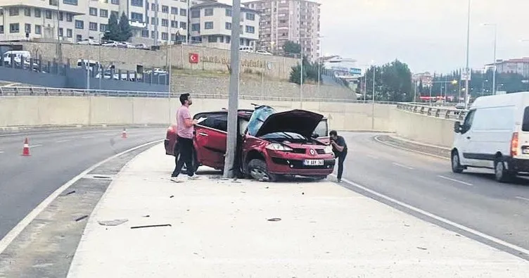 Kazada ölen yeğeninin acısına dayanamadı