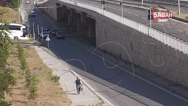 Bayburt'ta meydana gelen trafik kazaları kameralara yansıdı | Video