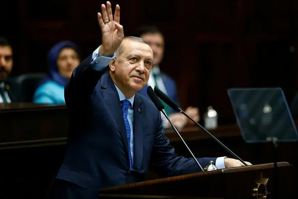 Cumhurbaşkanı Erdoğan'ın katıldığı AK Parti grup toplantısından kareler
