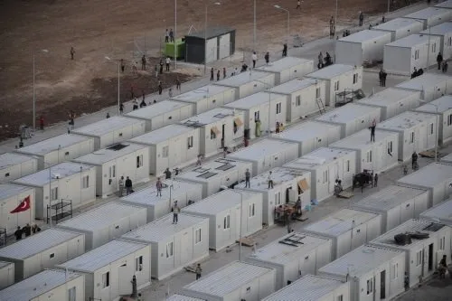 Kilis’teki mülteci kampı ilk kez görüntüledi