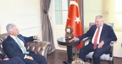 Yıldırım, İngiliz bakanı kabul etti