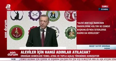 Son Dakika: Aleviler için yeni adımlar! Başkan Erdoğan duyurdu: Kültür ve Cemevi Başkanlığı kuruluyor | Video