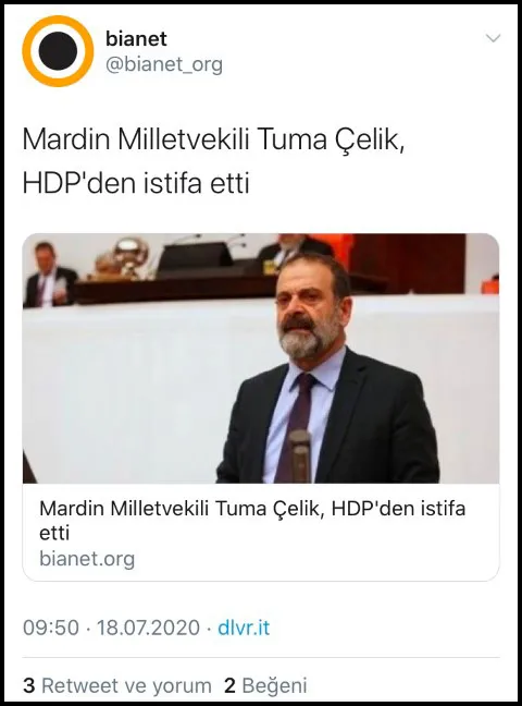 HDP'li Tuma Çelik'in cinsel saldırı suçuna