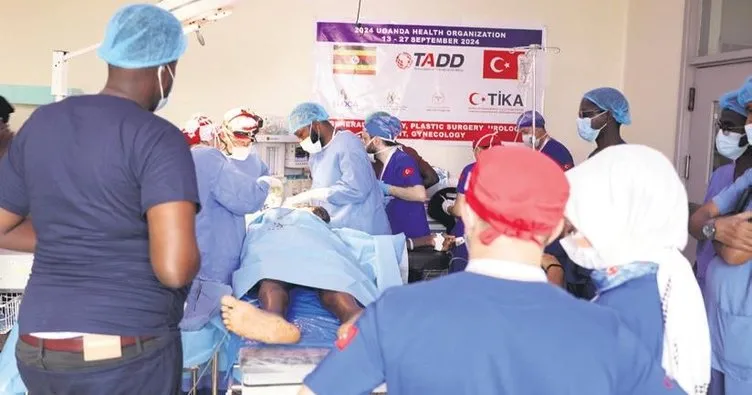 Türk doktorlar Uganda’da şifa dağıttı