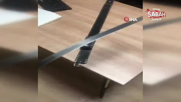Esenyurt'ta şüphelinin üstünden kemer görünümlü döner bıçağı çıktı | Video
