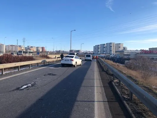 Ankara’da pikap kamyonete arkadan çarptı: 1 ölü, 1 yaralı