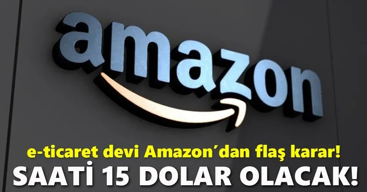 Amazon ABD’de asgari ücreti saatte 15 dolara çıkarıyor!