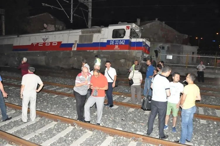 İzmir’de tren kazası