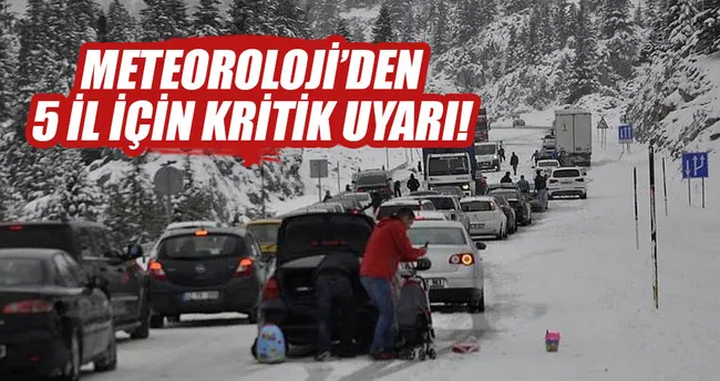 Meteoroloji’den buzlanma uyarısı!