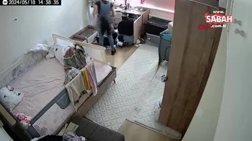 Bebekleri için eve taktırdıkları kameralar hırsızları görüntüledi