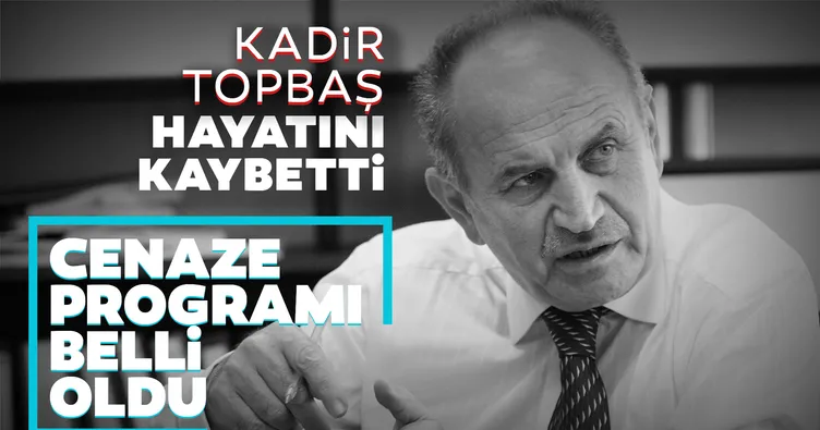 SON DAKİKA: İstanbul Büyükşehir Belediyesi İBB Eski Başkanı Kadir Topbaş hayatını kaybetti!