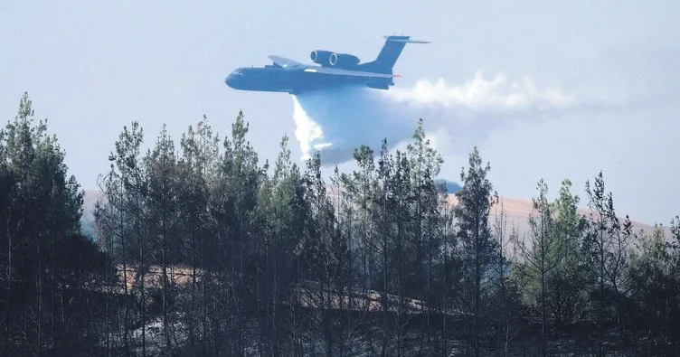 Rus yangın söndürme uçağı düştü