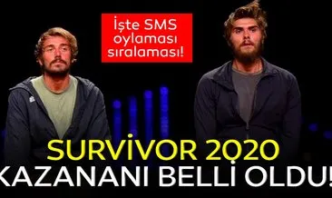 Survivor şampiyonu kim oldu? Survivor 2020 birincisi şampiyonu Cemal Can Canseven mi, Barış Murat Yağcı mı oldu? İşte detaylar...