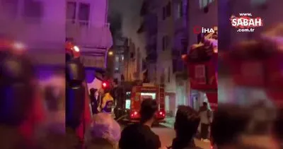 Bursa’da 6 katlı binanın giriş katı alev alev böyle yandı: 1 kişi dumandan etkilendi | Video