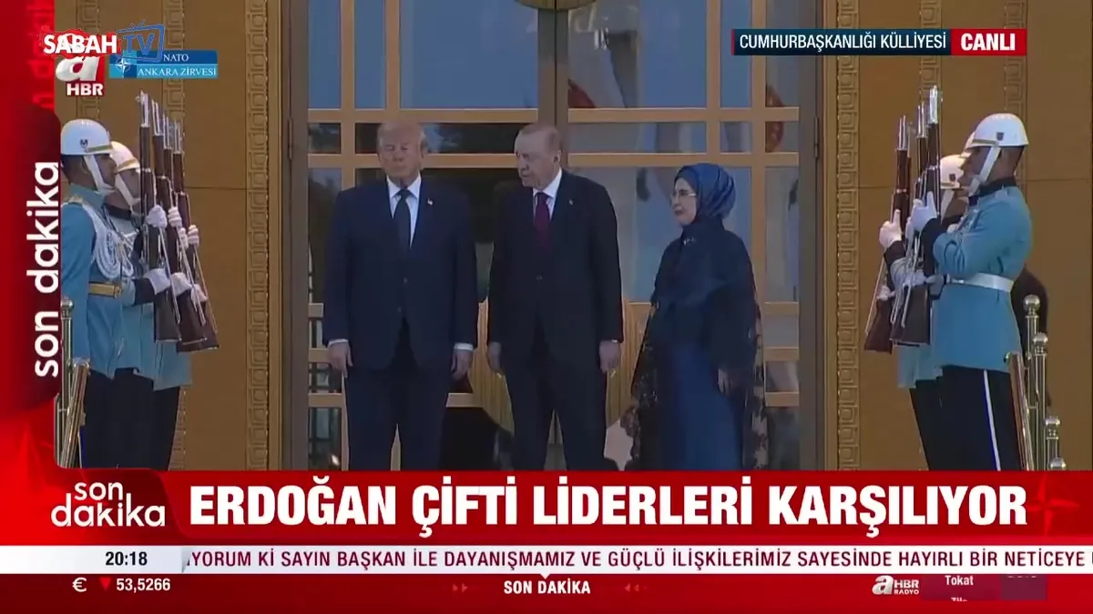 Külliye’de Trump’a mehterli karşılama videosunu izle Külliye’de Trump’a mehterli karşılama videosunu izle