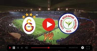 GALATASARAY RİZESPOR MAÇI CANLI İZLE: beIN Sports 1 ekranı ile Galatasaray Rizespor maçı canlı yayın özeti