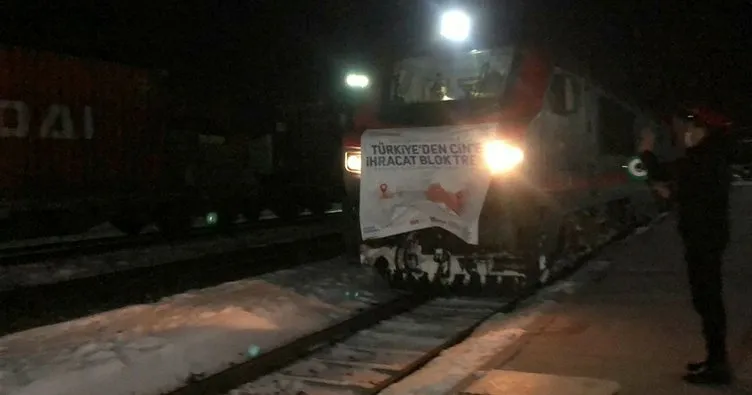 Çin’e yapılan bor ihracatında ilk tren Kars’a ulaştı