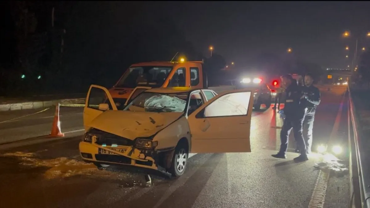 Bursa'da feci kaza: Otomobilin çarptığı yaya hayatını kaybetti