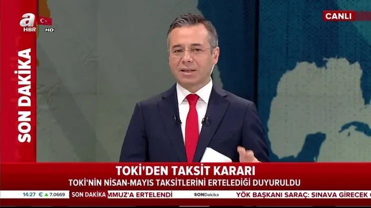 O taksitler ertelendi! TOKİ'den flaş corona virüsü kararı | Video