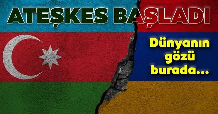 Son dakika haber! Azerbaycan ve Ermenistan arasında ateşkes