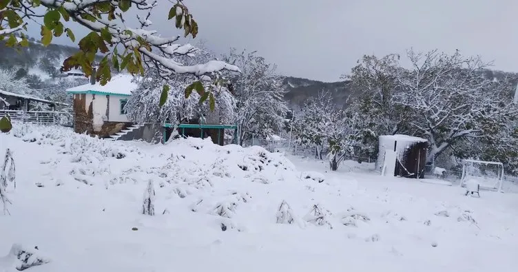 Kırklareli’ne yılın ilk karı yağdı