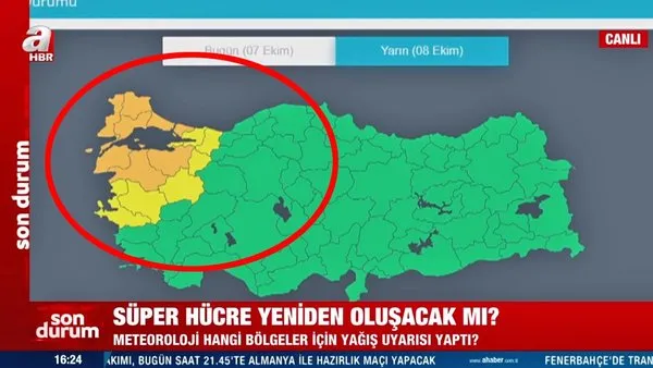Son dakika haberi... Meteoroloji'den İstanbul için Turuncu alarm! İstanbul'da 'Süper Hücre' dolu yağışı riski açıklaması | Video
