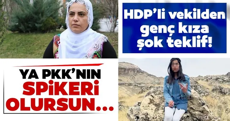 HDP’li Tosun dağa çıkması için spikerlik teklif etti