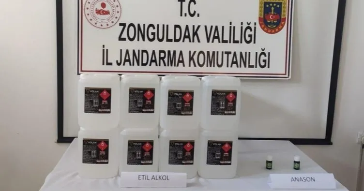 Jandarma anason aroması ele geçirdi