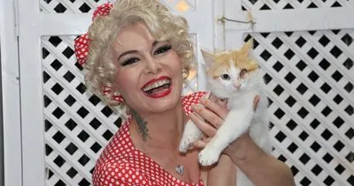 Mardinli Marilyn Monroe kendini kedilere adadı! Büyük takdir topladı