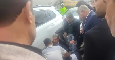Elazığ Belediye Başkanı'nın konvoyunda zincirleme kaza! 4 yaralı #elazig