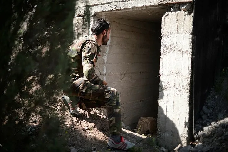 Afrin’de teröristlere ait yeni tüneller bulundu