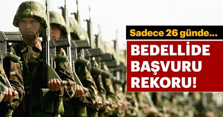 Bedelliye başvuruda rekor