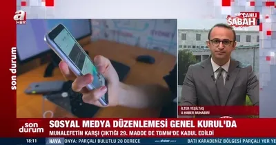 Son dakika: Sosyal medya düzenlemesinde 29. madde kabul edildi | Video