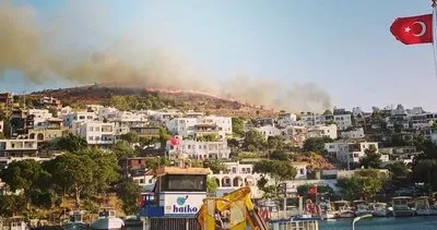 Bodrum Türkbükü yangını kontrol altında