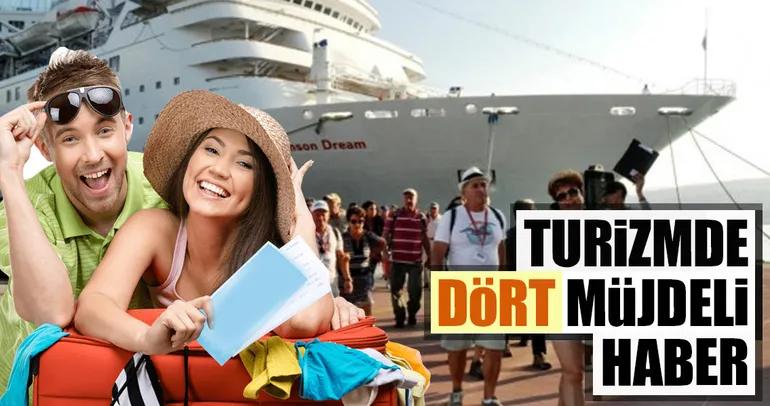 Turizmde dört müjdeli haber