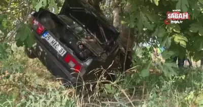 Otomobil şarampole uçtu: 2 kişi öldü, bagajdan 2 keçi sağ çıkarıldı | Video