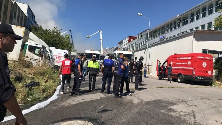 Ankara’daki fabrikada yangın: 2 kişi hayatını kaybetti!