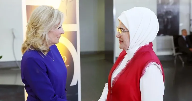 Emine Erdoğan’dan ABD Başkanı Biden’ın eşi Jill Biden’a teşekkür