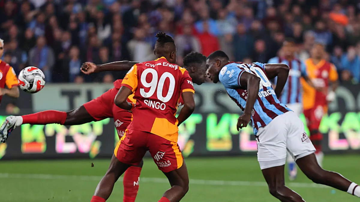 SON DAKİKA | Süper Lig'de dev randevu! Trabzonspor-Galatasaray maçında ilk yarısında tek gol çıktı