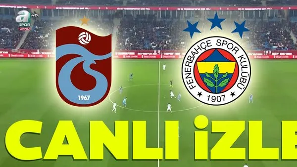 Trabzonspor Fenerbahçe maçı canlı izle! ATV ile Trabzon Fenerbahçe ZTK maçı canlı yayını izle | Video