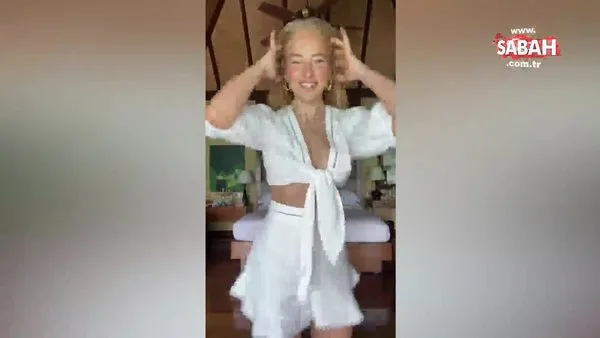 Burcu Esmersoy Instagram'dan paylaştığı dans videosuyla ilgi odağı oldu | Video