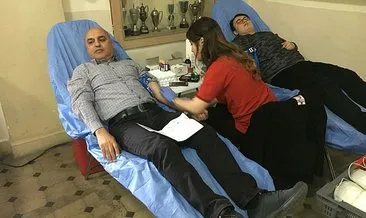 Namık Kemal Lisesinden kan bağışına destek