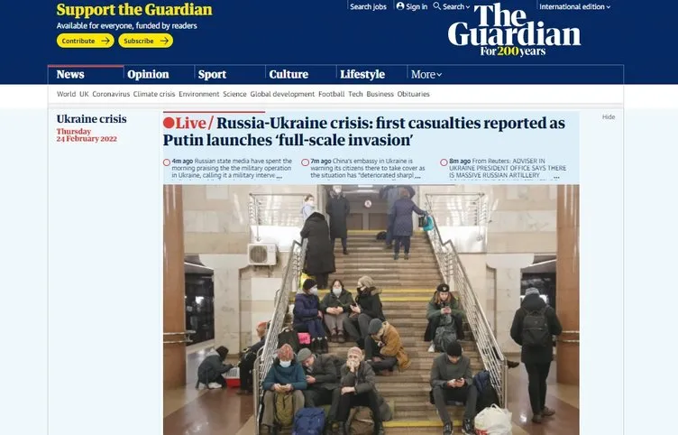 Dünya basını böyle gördü: Putin gece yarısı emri verdi!...