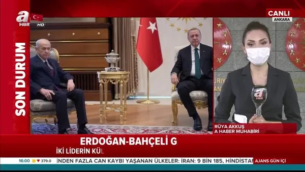 Cumhurbaşkanı Erdoğan ve Bahçeli arasında önemli görüşme | Video