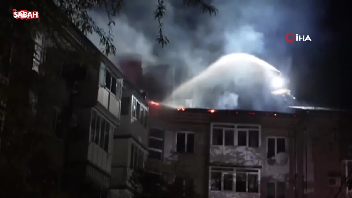 Rusya, Ukrayna’nın birçok noktasına İHA’larla saldırdı | Video