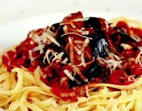 Patlıcanlı Spagetti
