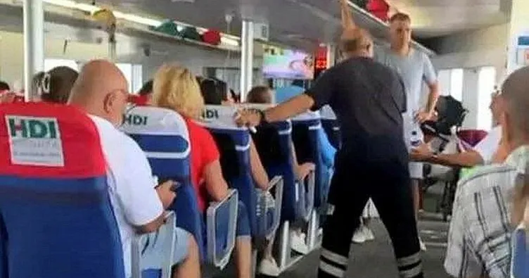 Marmara Denizi’nde korku dolu anlar