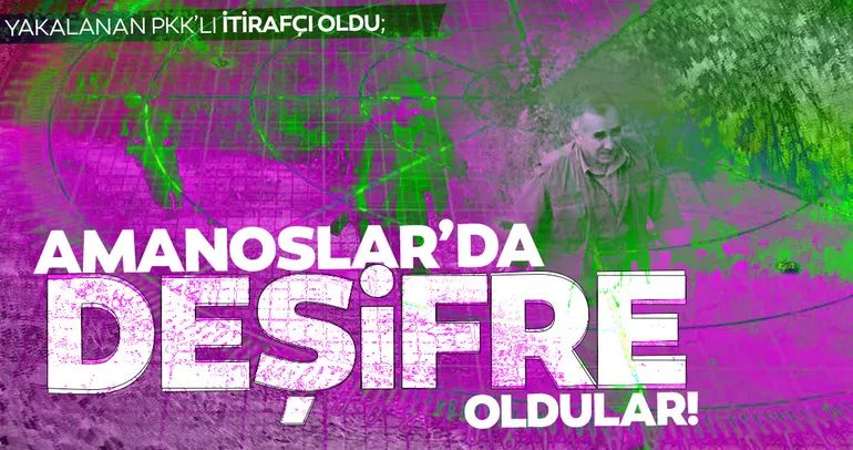 Terör örgütü PKK’nın Amanos yapılanması terörist itirafıyla deşifre oldu!